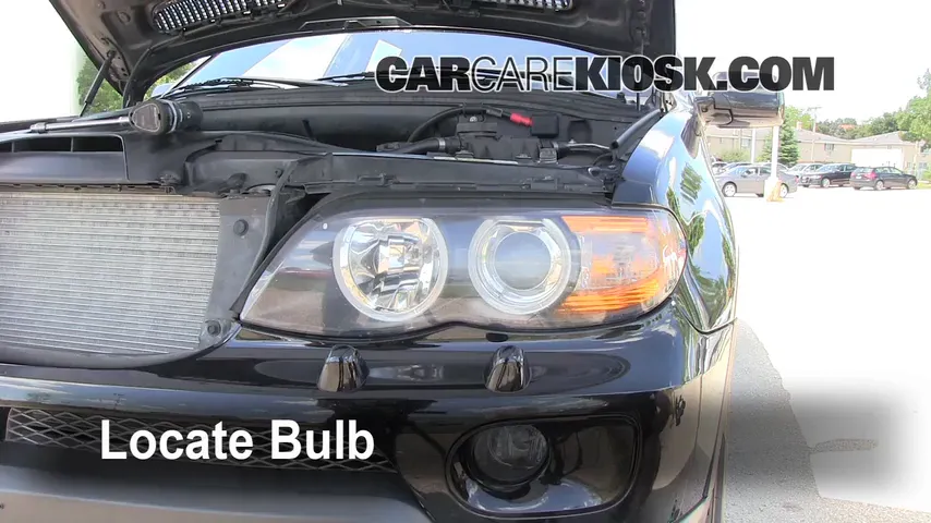 2006 BMW X5 4.4i 4.4L V8 Lights Highbeam (replace bulb)
